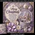 Christmas Peace Mini Kit **Includes 5X7, 6x6, 7x7 8X8 Card Bases**