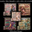 Ladies Mix Bundle Kit 2 **Includes 5X7, 6x6, 7x7 8X8 Card Bases**