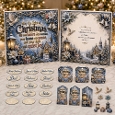 The Light Of Christmas Mini Kit **Includes 5X7, 6x6, 7x7 8X8 Card Bases**   