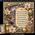 The Beauty Of The Season Mini Kit **Includes 5X7, 6x6, 7x7 8X8 Card Bases**