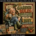Garden Rules Mini Kit **Includes 5X7, 6x6, 7x7 8X8 Card Bases**   