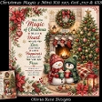 Christmas Magic 2 Mini Kit **Includes 5X7, 6x6, 7x7 8X8 Card Bases**