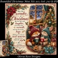 Beautiful Christmas Mini Kit **Includes 5X7, 6x6, 7x7 8X8 Card Bases**