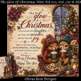 The Glow Of Christmas Mini Kit **Includes 5X7, 6x6, 7x7 8X8 Card Bases**