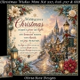Christmas Wishes Mini Kit **Includes 5X7, 6x6, 7x7 8X8 Card Bases**