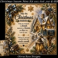 Christmas Season Mini Kit **Includes 5X7, 6x6, 7x7 8X8 Card Bases**