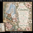 The Peace Of Christmas Mini Kit **Includes 5X7, 6x6, 7x7 8X8 Card Bases**