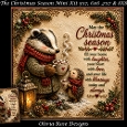 The Christmas Season Mini Kit **Includes 5X7, 6x6, 7x7 8X8 Card Bases**   