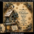 Wrapped In Happiness Mini Kit **Includes 5X7, 6x6, 7x7 8X8 Card Bases**   