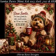 Santa Paws Mini Kit **Includes 5X7, 6x6, 7x7 8X8 Card Bases**   