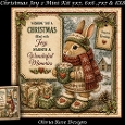 Christmas Joy 2 Mini Kit **Includes 5X7, 6x6, 7x7 8X8 Card Bases**   