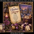 Christmas Blessings 4 Mini Kit **Includes 5X7, 6x6, 7x7 8X8 Card Bases**