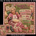 Tea & Telly Mini Kit **Includes 5X7, 6x6, 7x7 8X8 Card Bases**