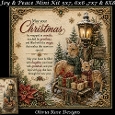 Joy & Peace Mini Kit **Includes 5X7, 6x6, 7x7 8X8 Card Bases**   