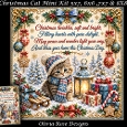 Christmas Cat Mini Kit **Includes 5X7, 6x6, 7x7 8X8 Card Bases**   