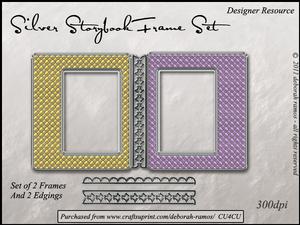 Silver Storybook Frame Set