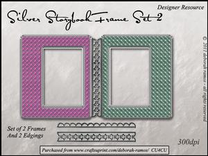 Silver Storybook Frame Set 2