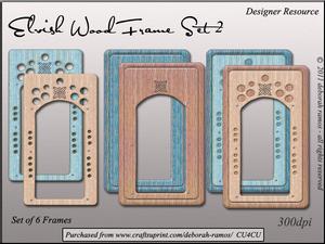 Elvish Wood Frame Set 2