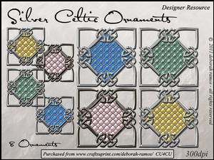 Silver Celtic Ornaments