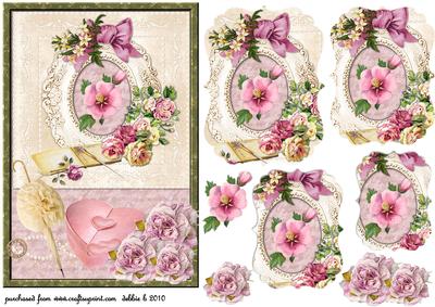 Sof and Feminine Shaped Pyramid Card