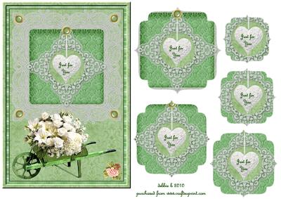 A Cream Bouquet Just for You Shaped Pyramid