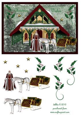 At Home with Santa Quick Card