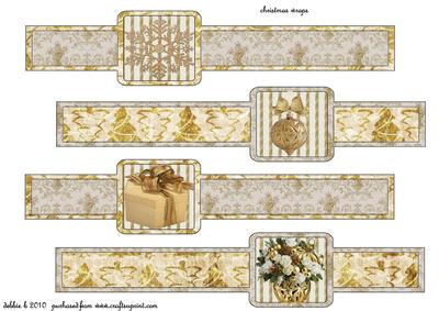 Gold Christmas Wraps
