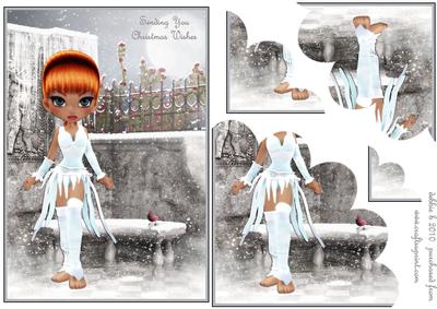 Snow Fairy Petal Corner Stacker