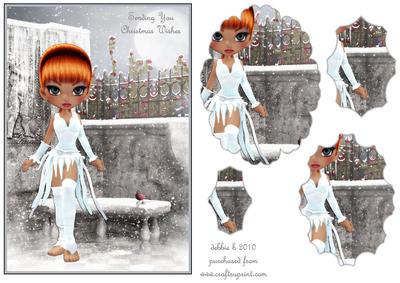 Snow Fairy Shaped Pyramid