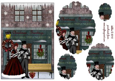Carollers Shaped Pyramid