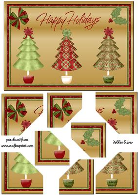 A Trio of Trees Quadro Photo Tab Stacker