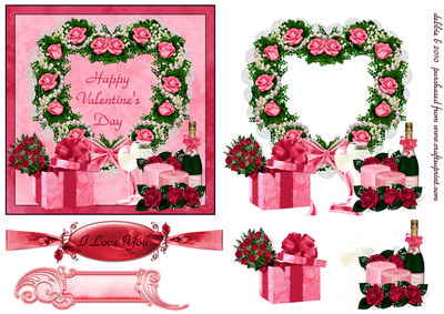 Heart of Roses Quick Card