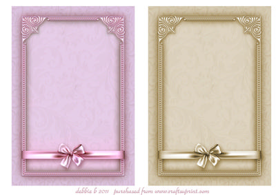 Set of Frames Pink and Cream