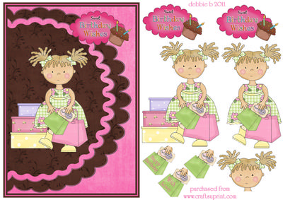 Sweet Birthday Wishes Scalloped Edge Quick Card