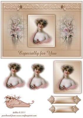 Especially for You Vintage Quick Card