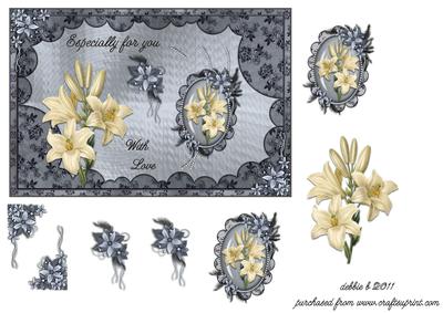 Lilies and Black Lace