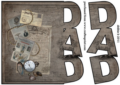 Vintage Dad Over the Edge Card