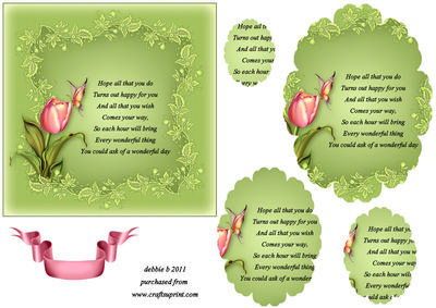 A Touch of Spring Oval Petal Edged Pyramid