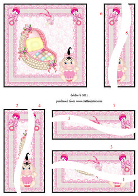 A New Baby Girl Wavy Edge Spiral Stacker