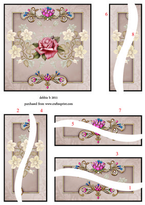 The Beauty of the Rose Wavy Edged Spiral Side Stacker