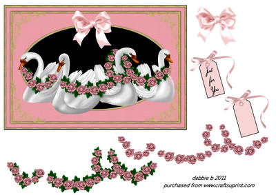 Swans and Roses