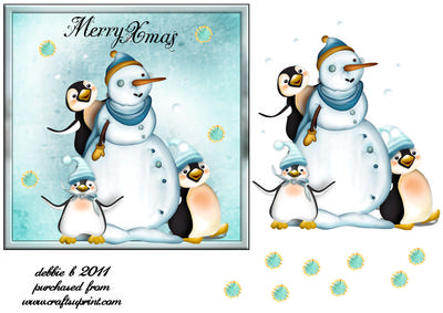 Happy Feet and Mr Snowman