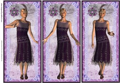 Elegant Flapper Girl