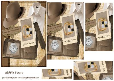 Fathers Fashion Pyramid Sheet