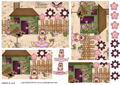 Mothers Are Love Pyramid Card