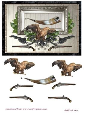 The Beauty of the Eagle Male Card