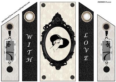 The Roaring 20's Art Deco Theatre Card