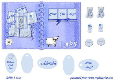 Beautiful Blue Baby Book