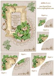 Butterflies and Foliage Rounded Corner Stacker