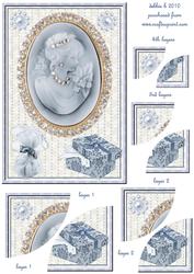 Beautiful Cameo Rounded Corner Stacker